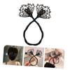 LOORGVEL Rhinestones Hair Bun Maker Bun Twists for Women Girls Heatless Curling Tool view 4