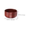 Beaupretty Vintage Oak Shaving Bowl for Men 1-Piece Wood Shaving Mug Comfortable to Hold view 2