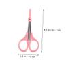 VALICLUD 6pcs High Scissors Eyebrow Trimmer and Eyelash Scissors for Grooming Lightweight and Compact Design view 3