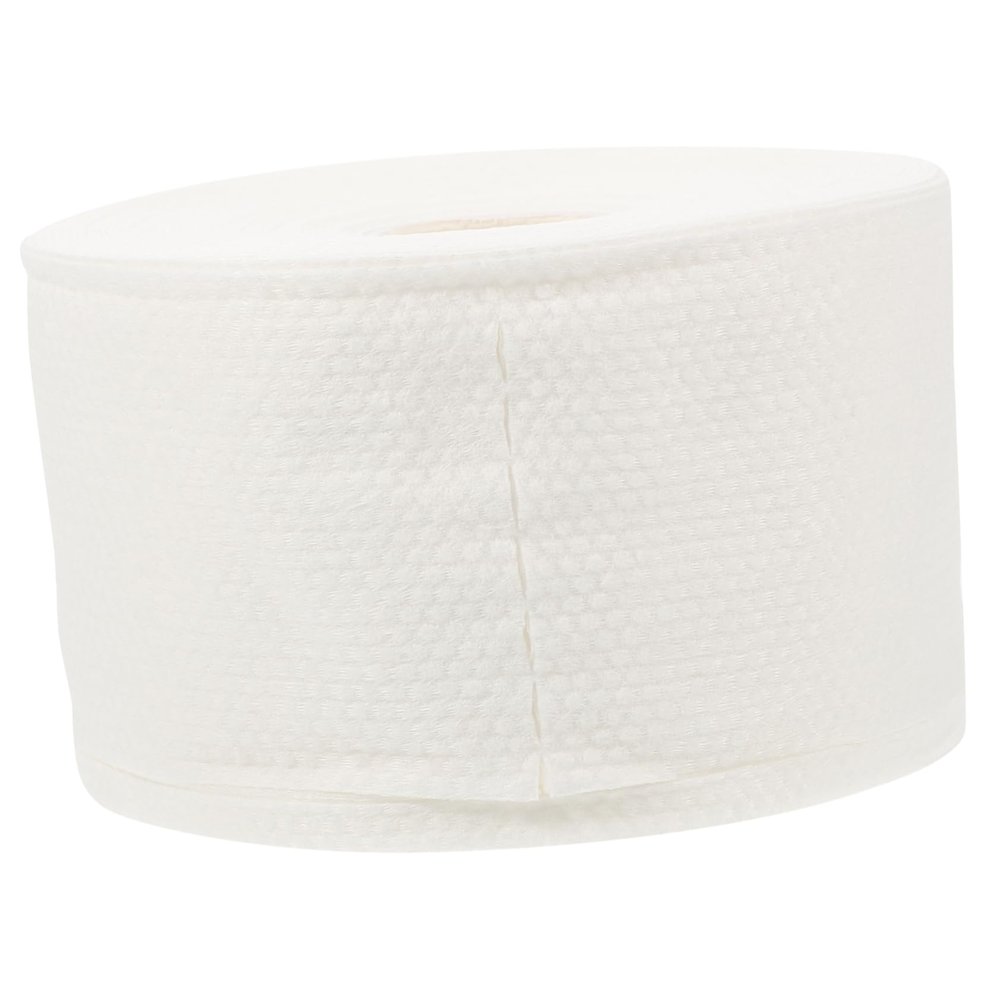 DONFAMDS Thick Disposable Face Towel Roll Soft Non-Woven Makeup Remover Wipes 1 Roll of Center Feed Facial Tissue for Travel and Daily Use