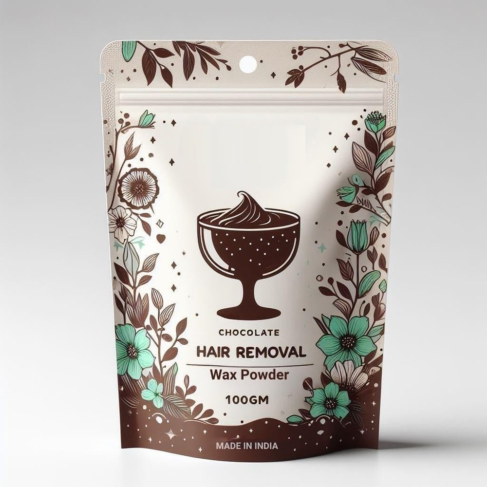 TV Wax Powder For Women Natural- 100g Instant Hair Remover All Hair & Skin Types Hands, Legs, Underarms, Bikini Area | (CHOCOLATE WAX POWDER)