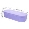 ABOOFAN Box Makeup Tools Storage Holder Brush Cleaner Cleaning Make up Brushes Holder Makeup Brush Organizer Cleaner Container Makeup Tools Cleaner Purple Pp view 2