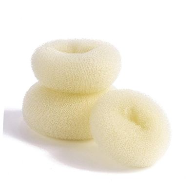 DECORNIJIA 3pcs Hair Donut Bun Maker Set Beige Chignon Styler for Women with Size S Use Hair Styling Tool for Elegant Updos