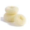 DECORNIJIA 3pcs Hair Donut Bun Maker Set Beige Chignon Styler for Women with Size S Use Hair Styling Tool for Elegant Updos view 1