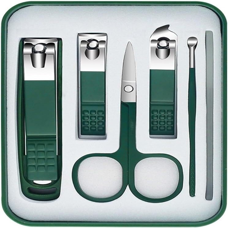 UHKOIXDFGQA Nail Clipper Set with Nail File Tools Toenail Care Professional Manicure Pedicure Grooming Kit for Home Use