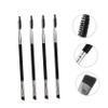 CTIRCHIU Double Ended Eyebrow and Lash Brush Set 6pcs Angled Spoolie and Eyebrow Makeup Tools for Precision Application for Eyelash Extensions and Brow Shaping view 3
