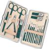 UHKOIXDFGQA Nail Clippers Set Travel Manicure and Pedicure Kit with Beauty Tools Portable Grooming Case for Home(Green) view 1