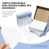 100 Count Disposable Headbands for Spa Headband for Washing Face Individually Wrapped Headbands for Women, Non-woven Fabric Facial Headband, Esthetician Supplies Makeup Artists & Salon Professionals view 2