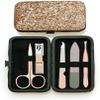 5 Piece Rose Gold Nail Clipper Set Stainless Steel Manicure Tools Nail Care Beauty Grooming Kit view 1
