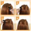 4 PCS French Hair Side Combs, Small Combs for Twist Hair Styling, French Twist Styling Accessories Bun Women Accessories, Strong Hold Clips for Women Bun view 4