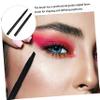 DECORNIJIA 2pcs Professional Dual-ended Eyebrow Makeup Brush Angled Beauty Tool for Precise Application Easy to Clean for Shaping Eyebrows and Eyeshadow view 2