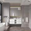 60 x 48 Inch Bathroom Mirror with Aluminum e, Rectangle Wall Mounted Vanity Mirror view 4