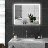 36" x 28" Dimmable Bathroom Mirror with Lights, 3 Colors Defogging view 2