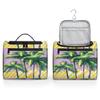 Adornori Palm Tree Travel Toiletry Bag for Women Large Capacity Wide-open Makeup Organizer Cosmetic Travel Bags for Toiletries, Tropical view 4