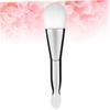 DONFAMDS Makeup Mask Brush for Women Facial Mask Cleansing Brush Double-ended Design Comfortable Application for Skincare Routine view 2