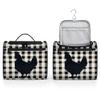 Adornori Chicken Hen Travel Toiletry Bag for Women Large Capacity Wide-open Makeup Organizer Cosmetic Travel Bags for Toiletries, Buffalo Check Plaid view 4