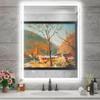 36"x28"Dimmable LED Bathroom Mirror Wall Mounted Anti Fog Waterproof Vanity Mirror view 1