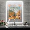 36"x28"Dimmable LED Bathroom Mirror Wall Mounted Anti Fog Waterproof Vanity Mirror view 3