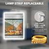 36"x28"Dimmable LED Bathroom Mirror Wall Mounted Anti Fog Waterproof Vanity Mirror view 4