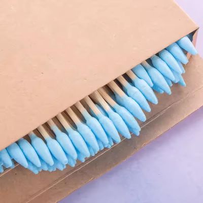 COTTON SWABS bamboo cotton buds (BLUE)