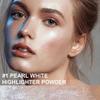 Pearl White Highlighter Spray for Face and Body, Rich Color Loose Shimmer Powder Long Lasting Sparkly Spray High Gloss Makeup for Women Rave Festival Prom Stage Wedding Party, #1 view 2