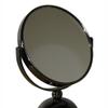 5.5" Diameter Chrome Make Up Mirror, x5 Magnification, Black view 3