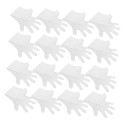 DECOMELODY 10pairs Hand Foot Mask Empty Bags Hydrating Hand Mask Long Moisturizing Gloves for DIY Glove Touchscreen Overnight Care