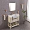 32 x 24 Inch LED Mirror Bathroom Vanity Mirror with Back Light, Wall Mount Anti Fog MLarge Adjustable Vanity Mirror view 4