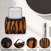 Adornori Tiger Wild Safari Skin Travel Toiletry Bag for Women Large Capacity Wide-open Makeup Organizer Cosmetic Travel Bags for Toiletries view 3