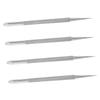 DECOMELODY 4pcs Precision Cuticle Pusher Dual Ended Cuticle Pusher Tool for Pedicure Manicure Stainless Steel Nail Cleaner Remover for Fingernails Toenails view 1