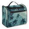 Adornori Turtle Sea Animals Travel Toiletry Bag for Women Large Capacity Wide-open Makeup Organizer Cosmetic Travel Bags for Toiletries view 1