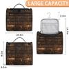Adornori Library Bookshelf Travel Toiletry Bag for Women Large Capacity Wide-open Makeup Organizer Cosmetic Travel Bags for Toiletries view 2