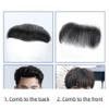 Invisible Thin Skin Base Hairline For Men Human Short Hairpiece Male Toupee Forehead Natural Hairline Patch Hair 1.5x16-15cm view 3