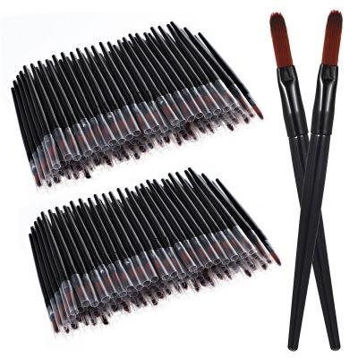 120 Pcs Disposable Lip BrushesLipstick Applicator Wands Cosmetics lip brush Lip Gloss Applicators, Multifunctional Makeup Brushes for Women