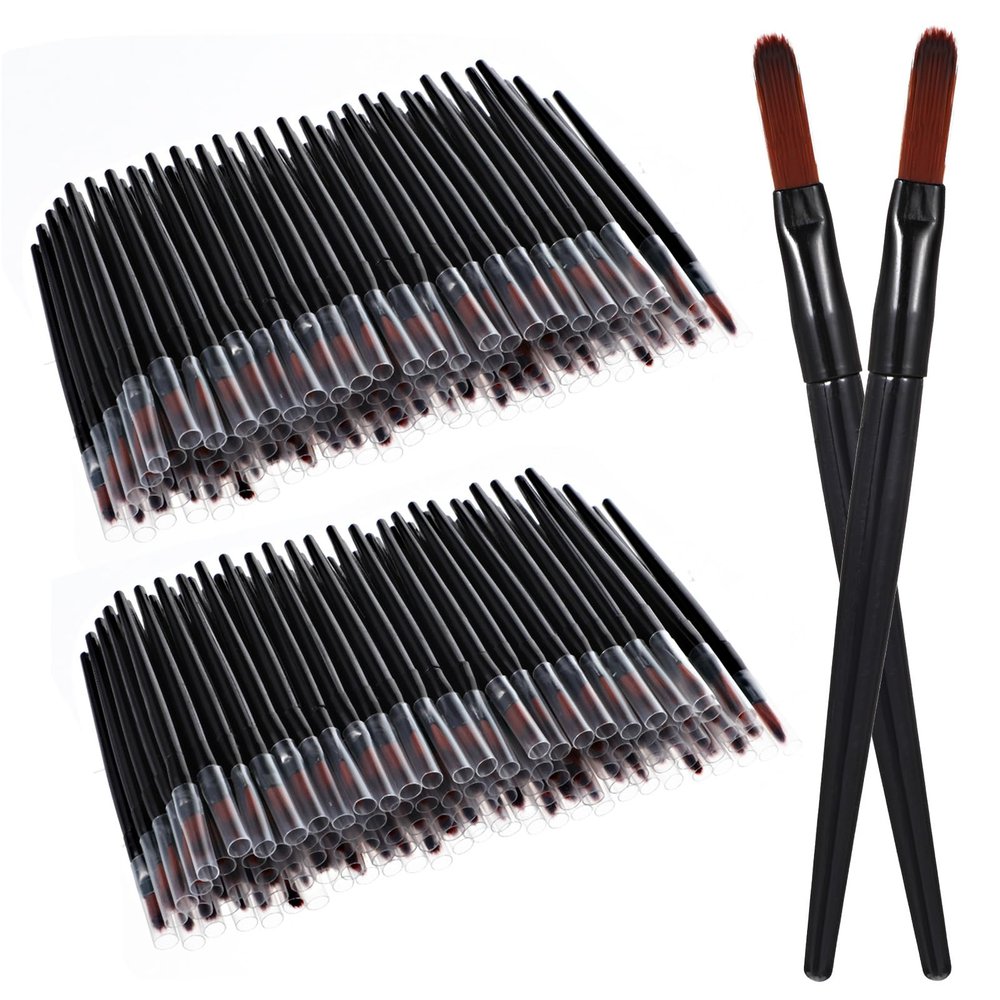 120 Pcs Disposable Lip BrushesLipstick Applicator Wands Cosmetics lip brush Lip Gloss Applicators, Multifunctional Makeup Brushes for Women