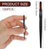 120 Pcs Disposable Lip BrushesLipstick Applicator Wands Cosmetics lip brush Lip Gloss Applicators, Multifunctional Makeup Brushes for Women view 2