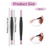 6 Pcs Pumice Stone Nail File Polishing Pen Stick, Stone Sanding Nail File Tools Cuticle Remover Stick, Double-Headed Nails Polishing Pen, Cuticle Remover Trimmer for Peeling Dead Skin Repair view 2