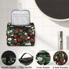 Adornori Cute Strawberry Travel Toiletry Bag for Women Large Capacity Wide-open Makeup Organizer Cosmetic Travel Bags for Toiletries view 3