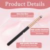 8 Pcs Eye Brushes for Makeup, Professional Small Eyeshadow Blending Brushes Eyeliner Smudge Brush Pointed Pencil Stick Set Reusable Crease Round Eye Makeup Brush for EyeShadow Concealer view 3