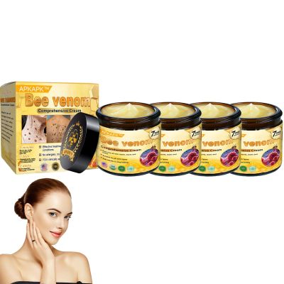 ATTDX Bee venom comprehensive Cream, Bee Venom Skin Cream,Deeply moisturizes, firms and reduces skin blemishes (4PCS)