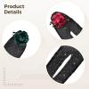 6 Pcs Mesh Flower Hair Bun Makers, Quick Twist Styling Tools for Women, Chiffon Rose Wedding Updo Hair Clips for Thick Hair view 2