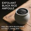 Black-Rice Peeling Ampoule, Face Exfoliator Pore Minimizer for Face, Rice Ampoule Soft Exfoliating Face&Body Scrub Dead Skin Remover, Moisturizing, Smooth, Nourish, Korean Skin Care (1 Pack) view 2