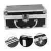 EXQUIMEUBLE Aluminum Alloy Makeup Case Organizer Portable Design Professional Cosmetic Briefcase for Travel and Storage Multi-Functional Makeup Box for Beauty Artists and Enthusiasts view 3