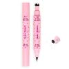 2 in 1 Fake Freckles Pen Stamp & Black Eyeliner,Freckles Stamp and Liquid Eyeliner Pencil Kit,Faux Freckles Stain Maker Pen for Sunkissed Makeup Natural Lifelike(Light) view 1