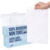 Clean XL Disposable Face Towels 11.8"7.8", 100% Biobased Biodegradable Viscose, Ultra Soft & Hygienic Facial Towelettes for Makeup Removal and Skincare, Safe for All Skin Types, 120 Count, 2 Packs view 1