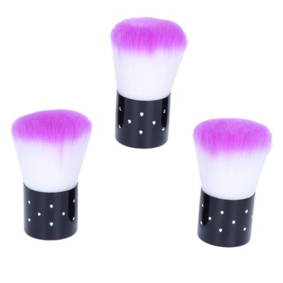 CALLARON 3pcs Professional Makeup Brush Nail Art Cleaning Brush Soft Bristles for Daily Use