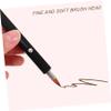 DEARMAMY 2pcs Retractable Dual Ended Lip Brush Soft Lip Gloss Applicators with Cap for Easy the Go Makeup Touch Ups for Professionals and Beginners Skin Friendly Design view 4
