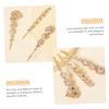 BATHVEVE 3pcs Rhinestone Hairpin Women Crystal Hair Barrette Hair Accessories for Wedding Ponytail view 2