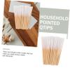 DECORNIJIA 300PCS Thick Bamboo Cotton Swabs Pointed Tip for Makeup and Beauty Care Portable and Convenient for Personal Care and Salon Use view 4
