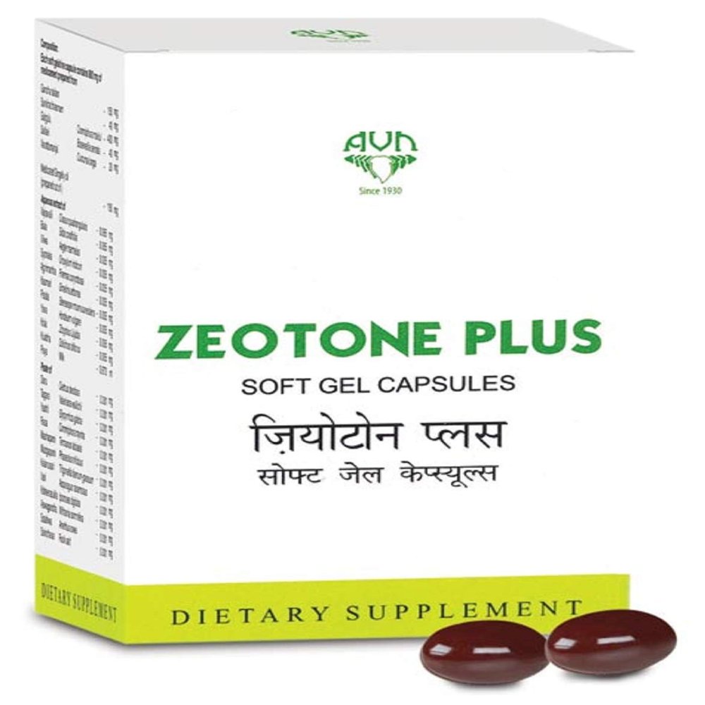 avn Zeotone Soft Gel Capsules 120 Nos. | Ayurvedic Product Ayurvedic